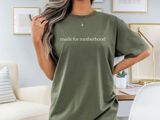 Made For Motherhood Olive Classic Tee