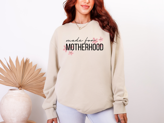 Made For Motherhood Ivory Blossom Crewneck Sweatshirt