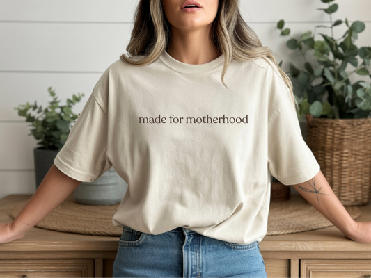 Made For Motherhood Ivory Classic Tee